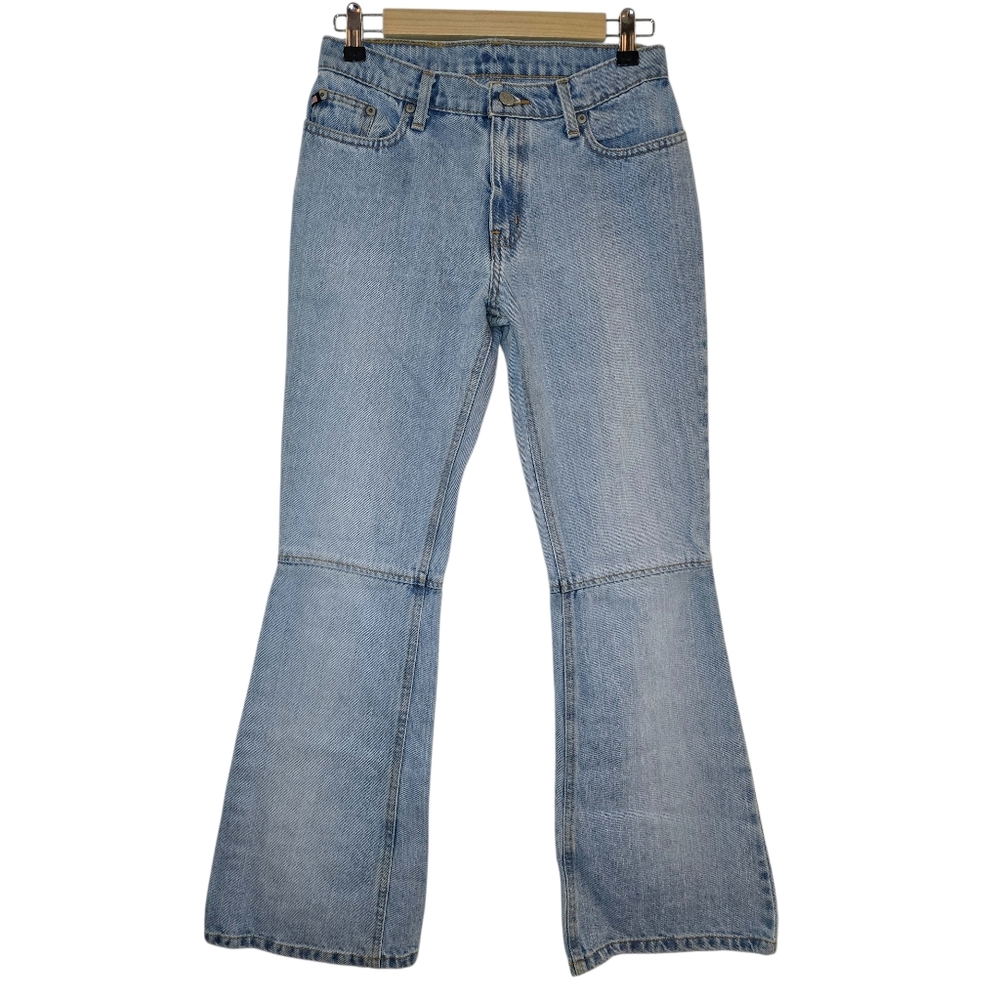 Vintage Polo Jeans Co. Ralph Lauren Lo Rise Knee Seam Flare Jeans